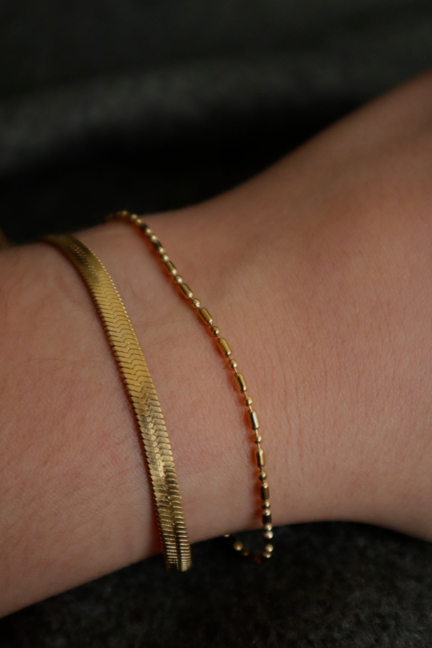 Pulseira cobra dupla