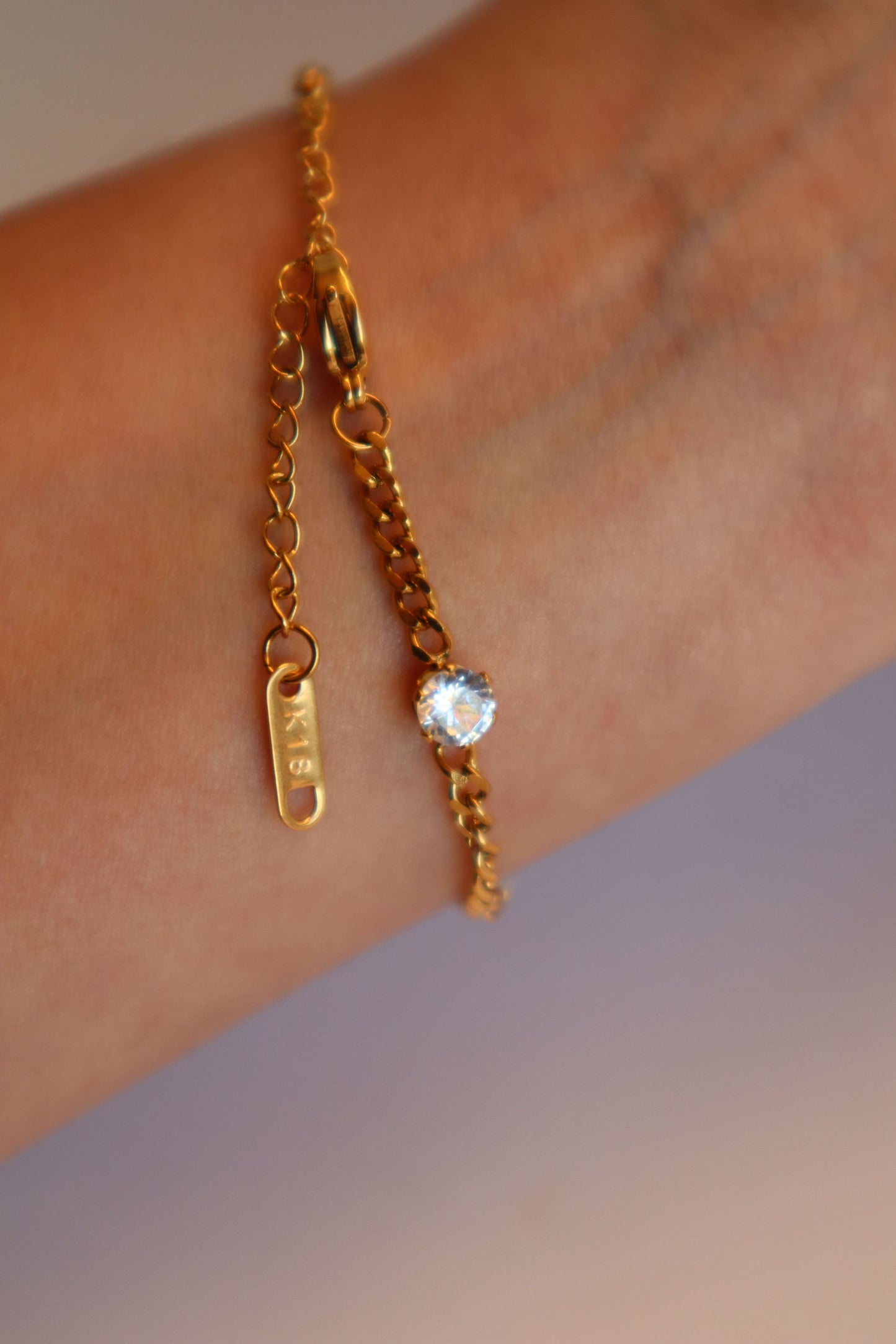 Pulseira com brilhantes