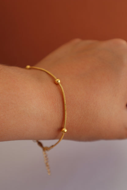 Pulseira com esferas