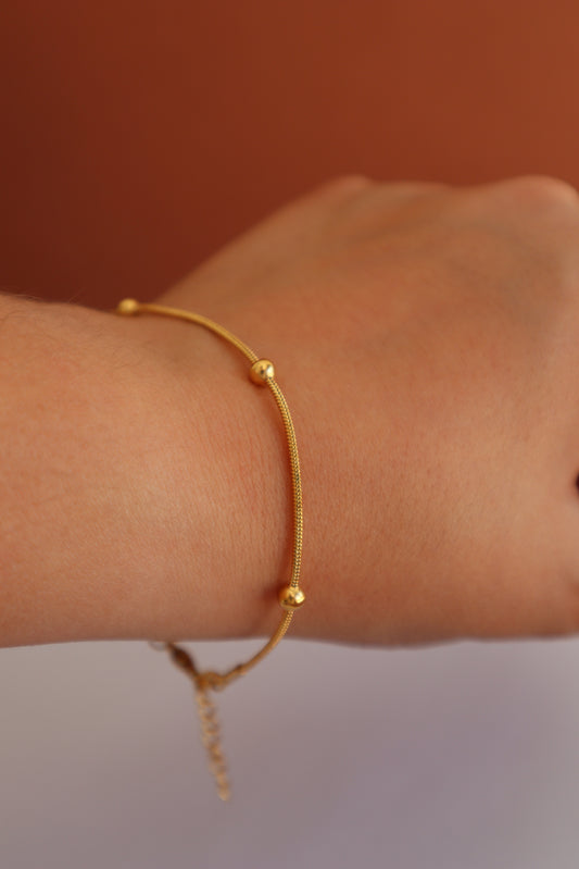 Pulseira com esferas