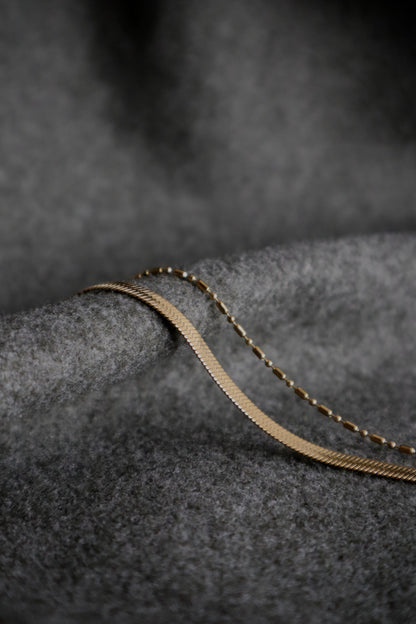 Pulseira cobra dupla