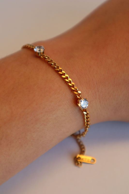 Pulseira com brilhantes